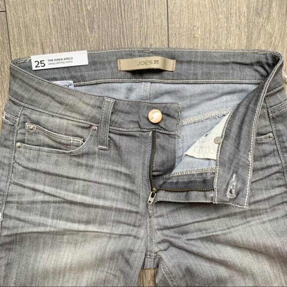 Anthropologie Joes Jeans Women's Skinny Straight leg Jeans Vixen Sassy Grey - Picture 5 of 14